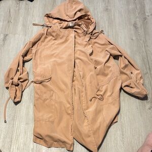 Be Cool Tan Hooded Jacket